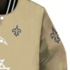 new orleans saints tribal art gold white black jacket premium grade jacketwow