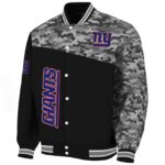 new york giants camo patchwork black jacket best selling jacketwow