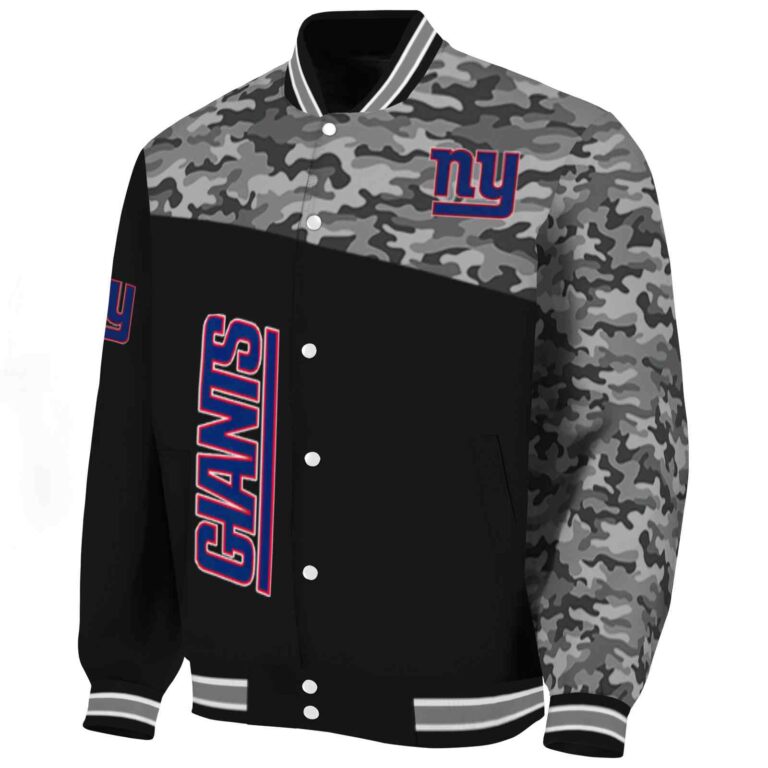 new york giants camo patchwork black jacket best selling jacketwow