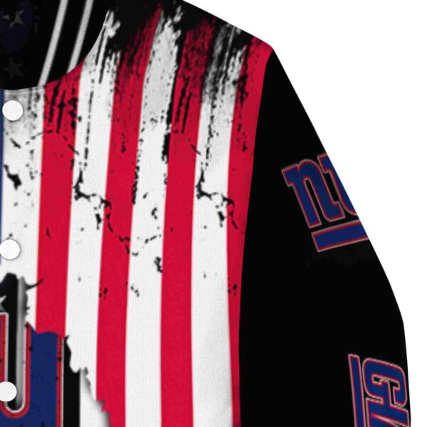 new york giants patriotic theme black jacket premium grade jacketwow