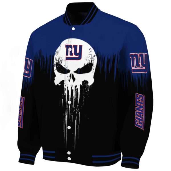 new york giants punisher skull blue black white jacket best selling jacketwow