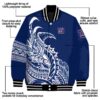 new york giants tribal art blue white black jacket new arrival jacketwow