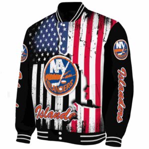 new york islanders patriotic theme black jacket best selling jacketwow
