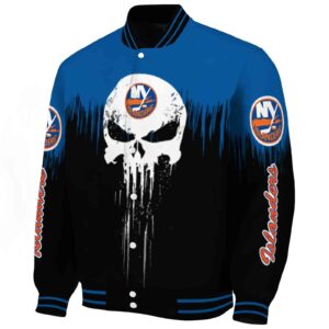new york islanders punisher skull blue black white jacket best selling jacketwow