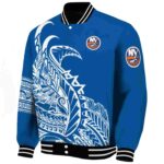 new york islanders tribal art blue white black jacket best selling jacketwow