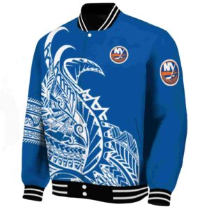 new york islanders tribal art blue white black jacket best selling jacketwow