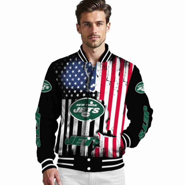 new york jets patriotic theme black jacket high quality jacketwow