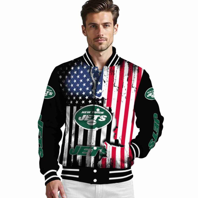 new york jets patriotic theme black jacket high quality jacketwow