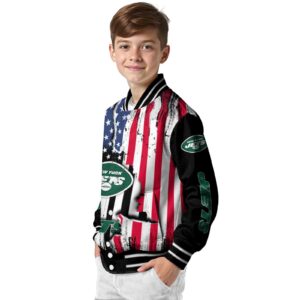 new york jets patriotic theme black jacket trendy jacketwow