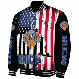 new york knicks patriotic theme black jacket best selling jacketwow
