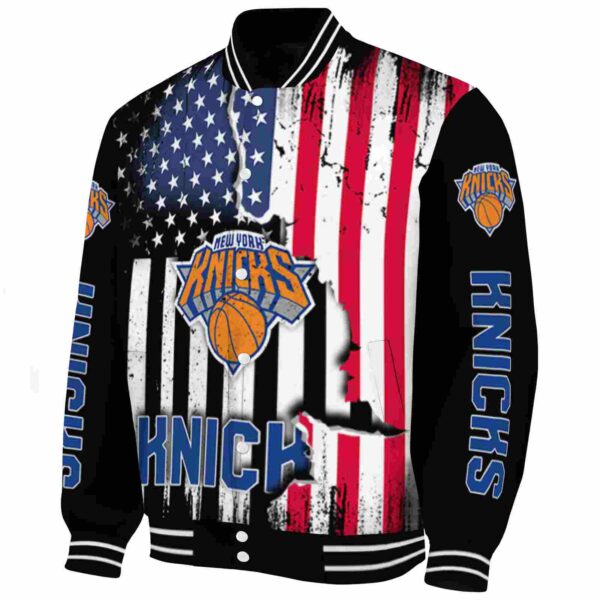 new york knicks patriotic theme black jacket best selling jacketwow