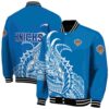 new york knicks tribal art blue white black jacket fashion forward jacketwow