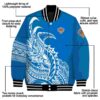 new york knicks tribal art blue white black jacket new arrival jacketwow