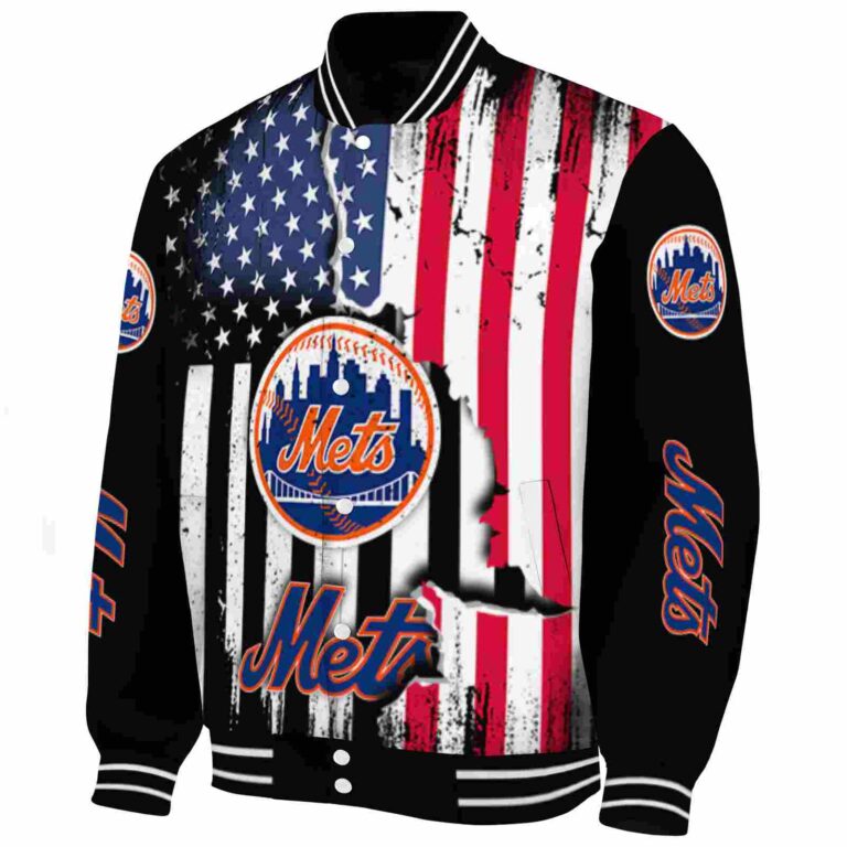 new york mets patriotic theme black jacket best selling jacketwow
