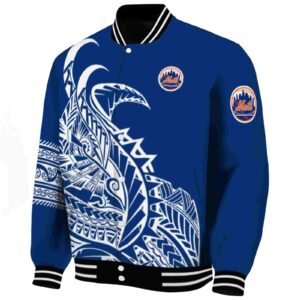 new york mets tribal art blue white black jacket best selling jacketwow