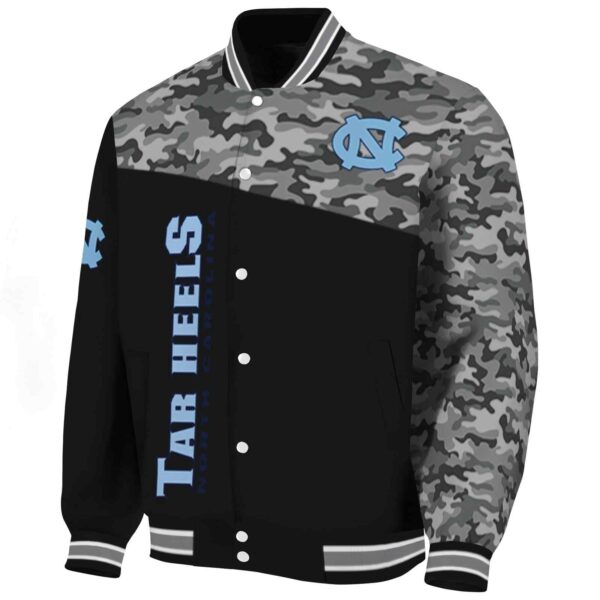 north carolina tar heels camo patchwork black jacket best selling jacketwow