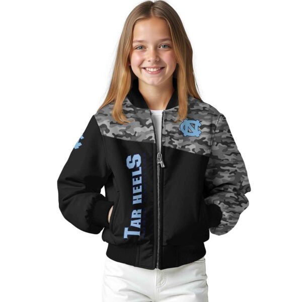 north carolina tar heels camo patchwork black jacket top rated jacketwow