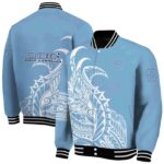 north carolina tar heels tribal art light blue white black jacket best selling jacketwow