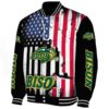 north dakota state bison patriotic theme black jacket best selling jacketwow