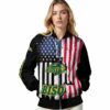 north dakota state bison patriotic theme black jacket latest model jacketwow