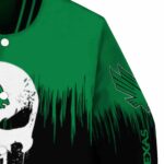 north texas mean green punisher skull green black white jacket best selling jacketwow