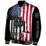 notre dame fighting irish patriotic theme black jacket best selling jacketwow