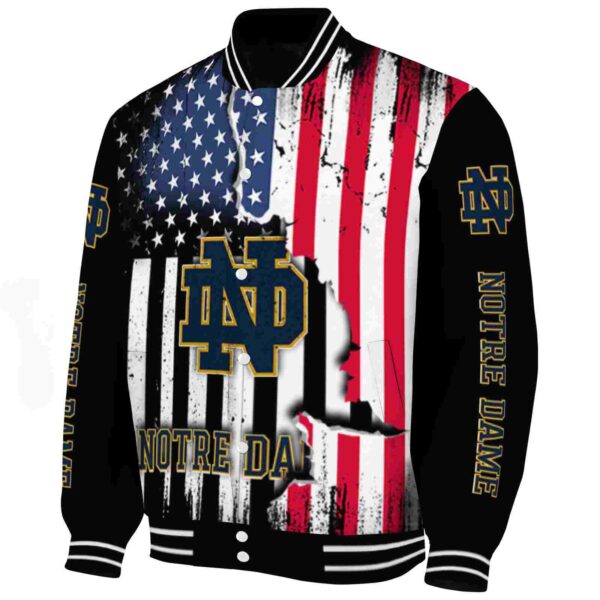 notre dame fighting irish patriotic theme black jacket best selling jacketwow