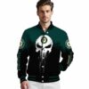 oakland athletics punisher skull green black white jacket high quality jacketwow