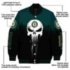 oakland athletics punisher skull green black white jacket new arrival jacketwow