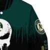 oakland athletics punisher skull green black white jacket premium grade jacketwow