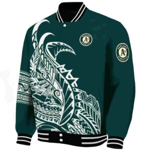 oakland athletics tribal art green white black jacket best selling jacketwow