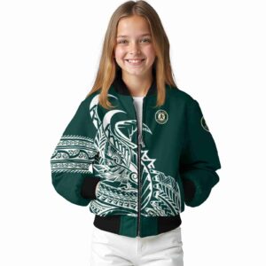 oakland athletics tribal art green white black jacket top rated jacketwow