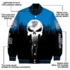 oklahoma city thunder punisher skull blue black white jacket new arrival jacketwow