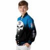 oklahoma city thunder punisher skull blue black white jacket trendy jacketwow