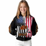 oklahoma state cowboys patriotic theme black jacket best selling jacketwow