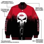 ole miss rebels punisher skull red black white jacket best selling jacketwow