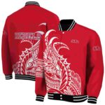 ole miss rebels tribal art red white black jacket best selling jacketwow