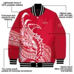 ole miss rebels tribal art red white black jacket best selling jacketwow