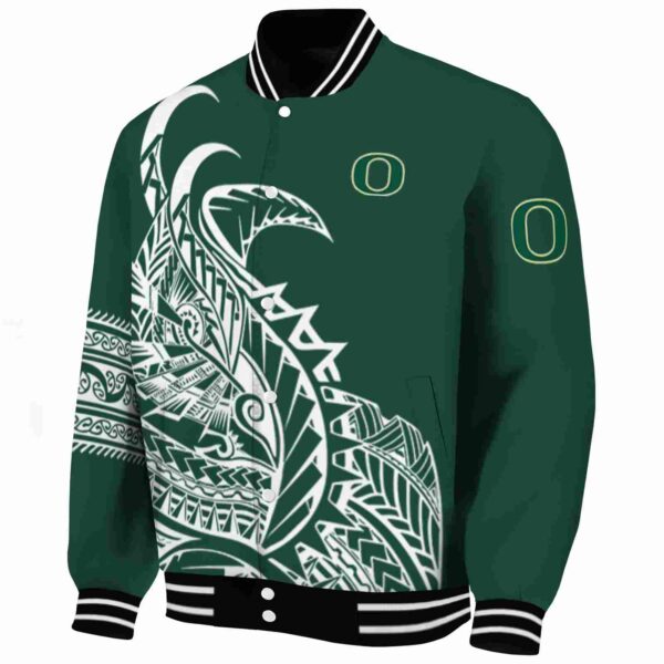 oregon ducks tribal art green white black jacket best selling jacketwow