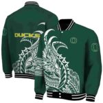 oregon ducks tribal art green white black jacket best selling jacketwow