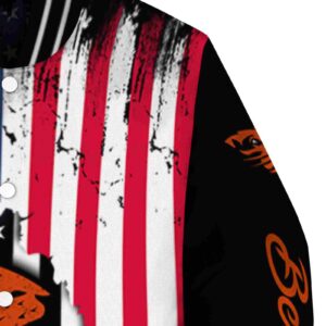 oregon state beavers patriotic theme black jacket premium grade jacketwow