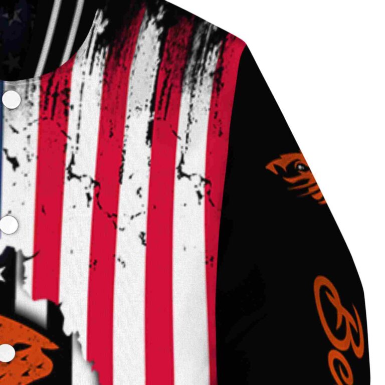 oregon state beavers patriotic theme black jacket premium grade jacketwow