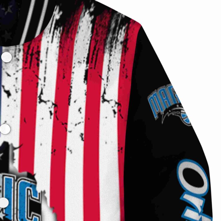 orlando magic patriotic theme black jacket premium grade jacketwow
