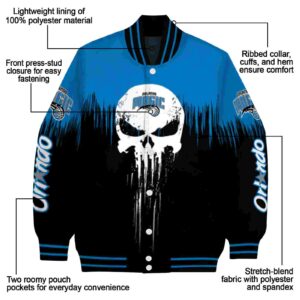 orlando magic punisher skull blue black white jacket new arrival jacketwow