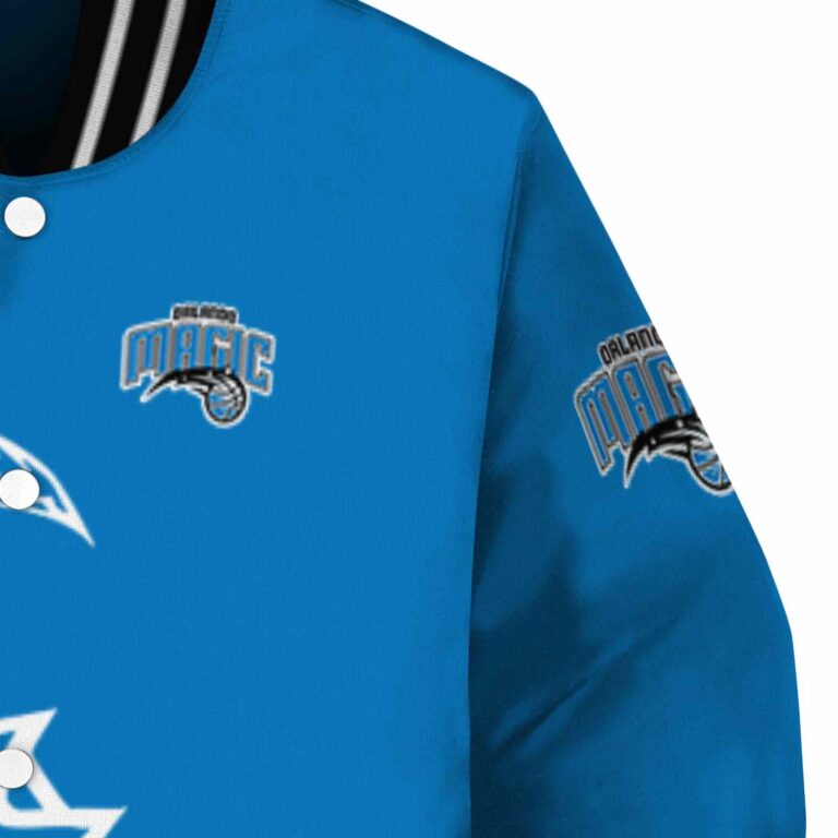 orlando magic tribal art blue white black jacket premium grade jacketwow