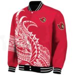 ottawa senators tribal art red white black jacket best selling jacketwow