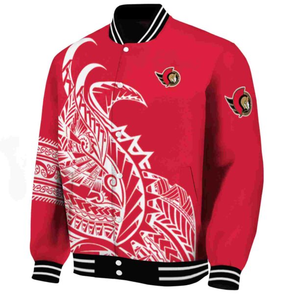 ottawa senators tribal art red white black jacket best selling jacketwow