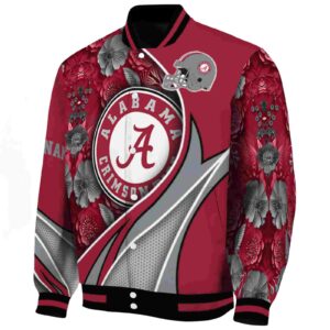 personalized alabama crimson tide floral print crimson jacket best selling jacketwow