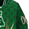 personalized appalachian state mountaineers shamrock pattern green jacket premium grade jacketwow