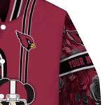 personalized arizona cardinals rose mickey red jacket best selling jacketwow